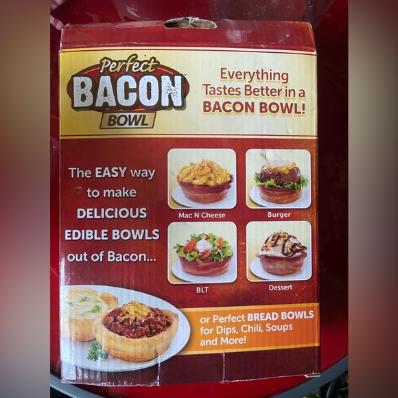 As Seen On TV Perfect Bacon Bowl everything tastes better in a bacon bowl 2qty - Picture 2 of 4